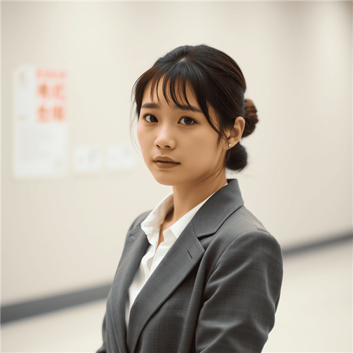 dioクリニックの研修参加で頑張った女性